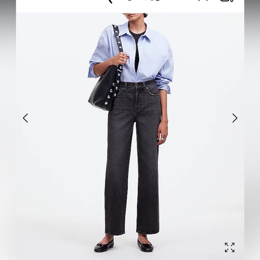 Madewell perfect vintage wide leg 27 petite